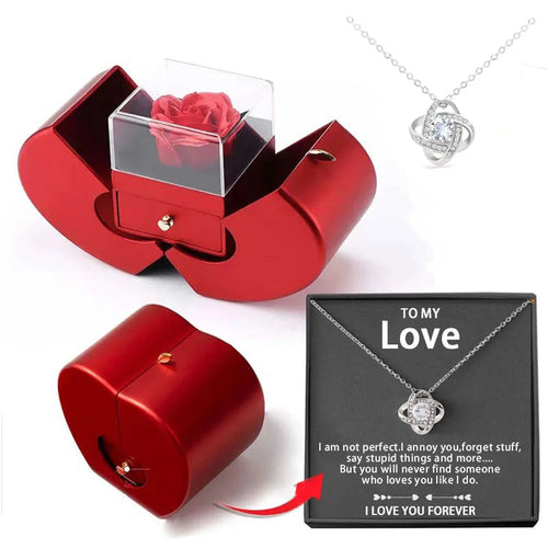 Eternal Rose -CYGlobal ™  Heart  Box with message
