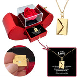 Eternal Rose -CYGlobal ™  Heart  Box with message