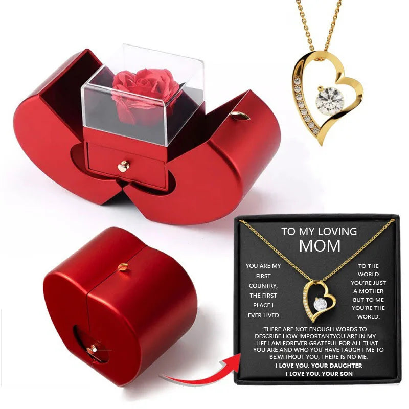 Eternal Rose -CYGlobal ™  Heart  Box with message