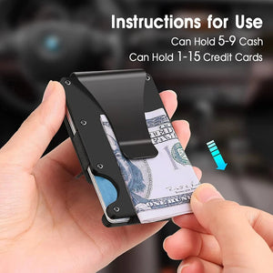 Wallet  CYGlobal ™ The Perfect RFID Blocking Minimalist Wallet For Men