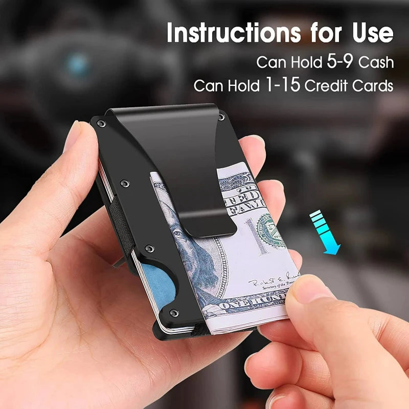 Wallet  CYGlobal ™ The Perfect RFID Blocking Minimalist Wallet For Men