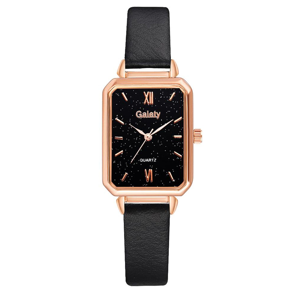 DUO QUARTZ WATCH & BRACELET  GOLDEN DIAMOND