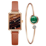DUO QUARTZ WATCH & BRACELET  GOLDEN DIAMOND