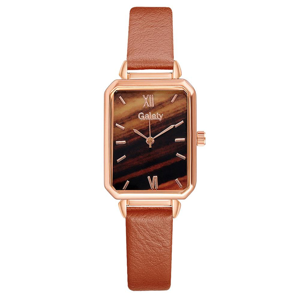 DUO QUARTZ WATCH & BRACELET  GOLDEN DIAMOND